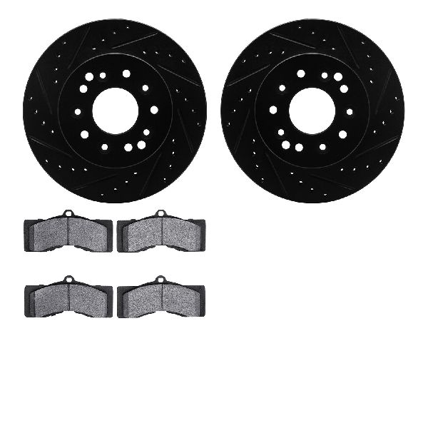 1968-1969 Chevrolet Camaro Disc Brake Kit - Front or Rear (Dynamic Friction)