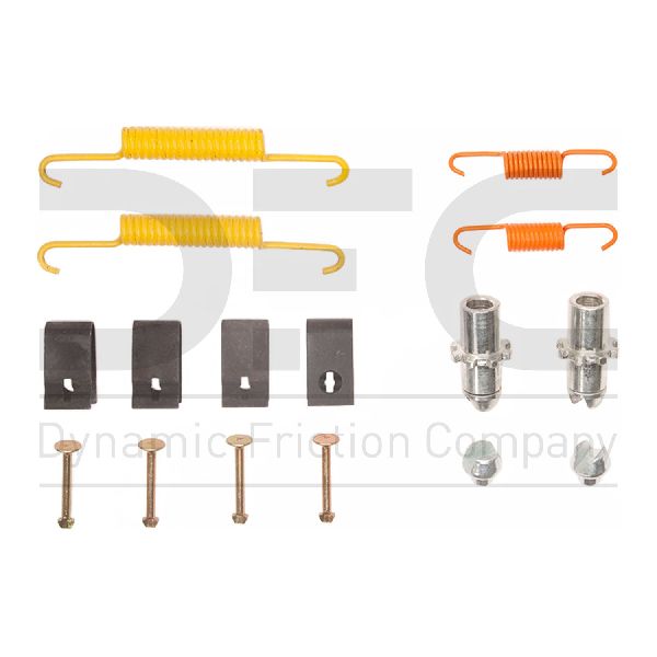 2007-2009 Hyundai Santa Fe Parking Brake Hardware Kit - Rear (Dynamic Friction)