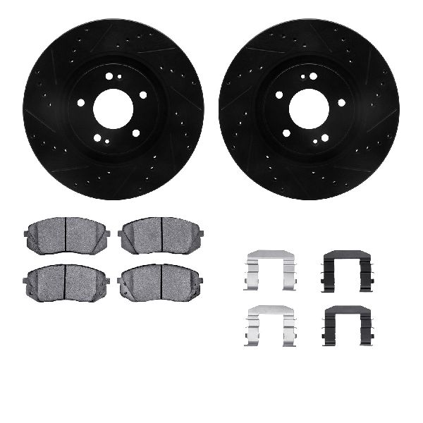 2016-2017 Hyundai Tucson Disc Brake Kit - Front (Dynamic Friction)