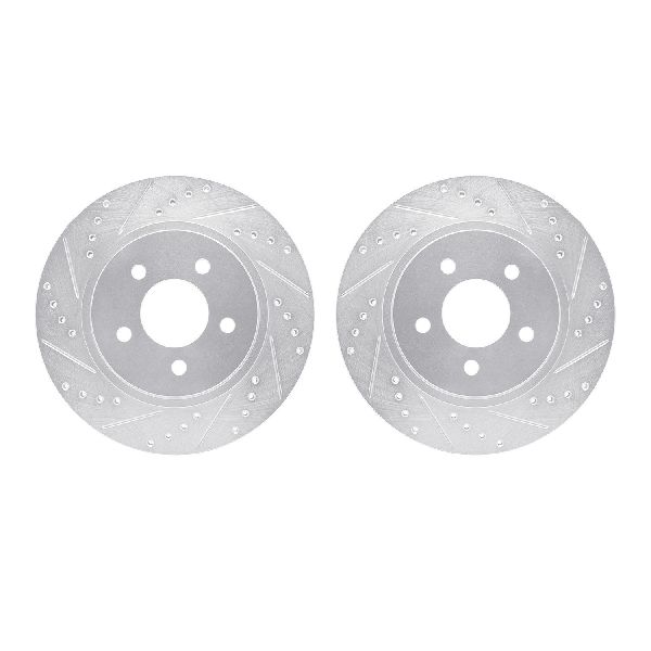 2005-2014 Ford Mustang Disc Brake Rotor Set - Rear (Dynamic Friction)
