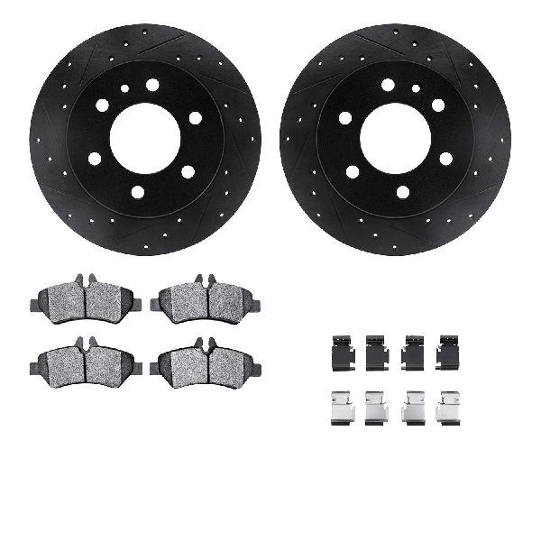 2010-2013 Mercedes-Benz Sprinter 3500 Disc Brake Kit - Rear (Dynamic Friction)