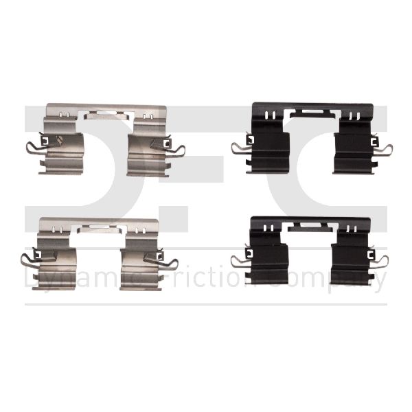 2021-2024 Jeep Wrangler Disc Brake Hardware Kit - Rear (Dynamic Friction)