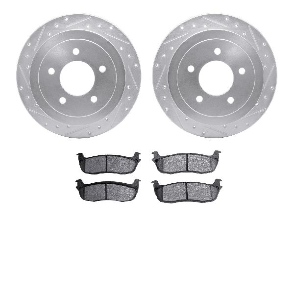 2002 Lincoln Blackwood Disc Brake Kit - Rear (Dynamic Friction)