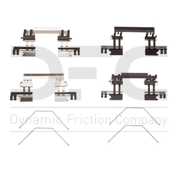 2014-2025 Mazda 3 Disc Brake Hardware Kit - Front (Dynamic Friction)