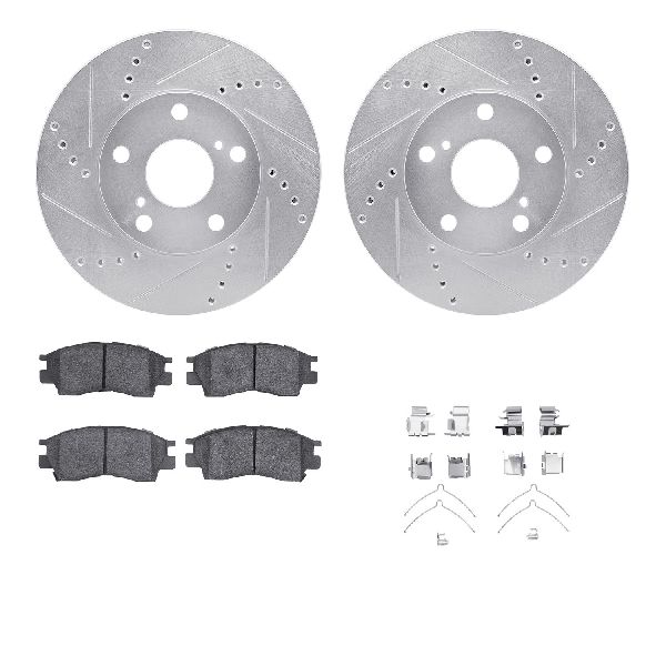 2000-2001 Toyota Camry Disc Brake Kit - Front (Dynamic Friction)