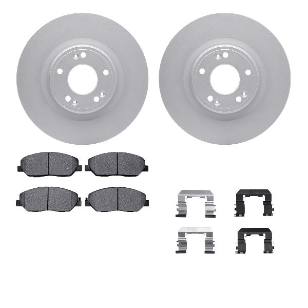 2009-2011 Hyundai Genesis Disc Brake Kit - Front (Dynamic Friction)