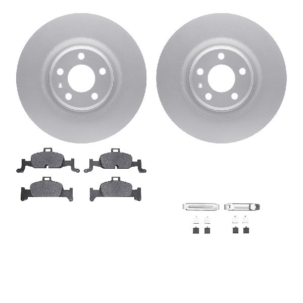 2016-2018 Audi A4 Disc Brake Kit - Front (Dynamic Friction)