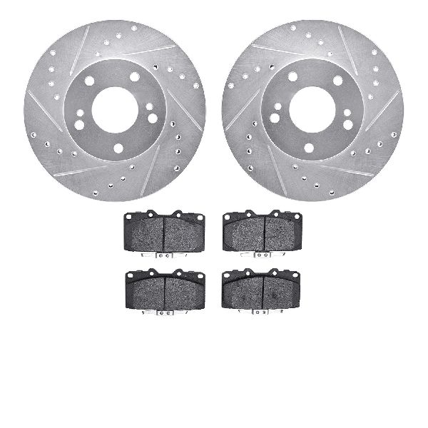 1989-1990 Nissan 300ZX Disc Brake Kit - Front (Dynamic Friction)