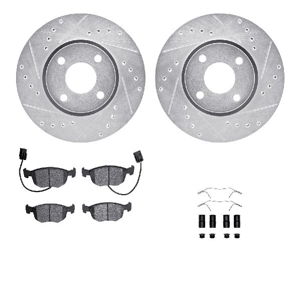 1998-1999 Ford Contour Disc Brake Kit - Front (Dynamic Friction)