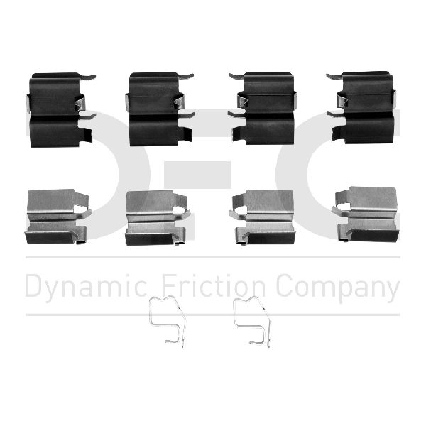 1999-2001 Mazda Protege Disc Brake Hardware Kit - Front (Dynamic Friction)