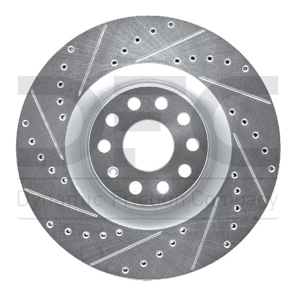 2009-2011 Volkswagen CC Disc Brake Rotor - Front Left (Dynamic Friction)