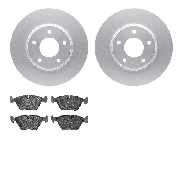 1998-2003 Jaguar Vanden Plas Disc Brake Kit - Front (Dynamic Friction)