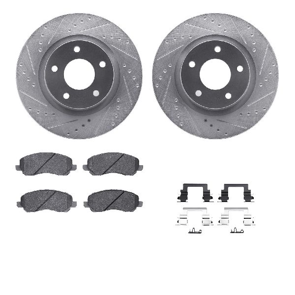 2007-2010 Chrysler Sebring Disc Brake Kit - Front (Dynamic Friction)