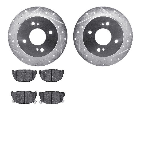 1982-1988 Nissan 200SX Disc Brake Kit - Rear (Dynamic Friction)