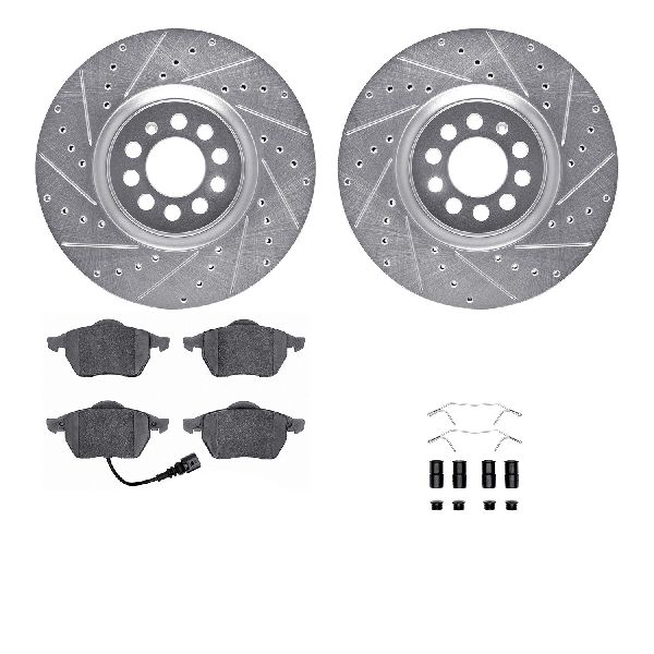 2004-2005 Volkswagen Jetta Disc Brake Kit - Front (Dynamic Friction)