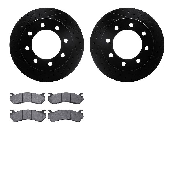 2001-2010 GMC Sierra 2500 HD Disc Brake Kit - Rear (Dynamic Friction)