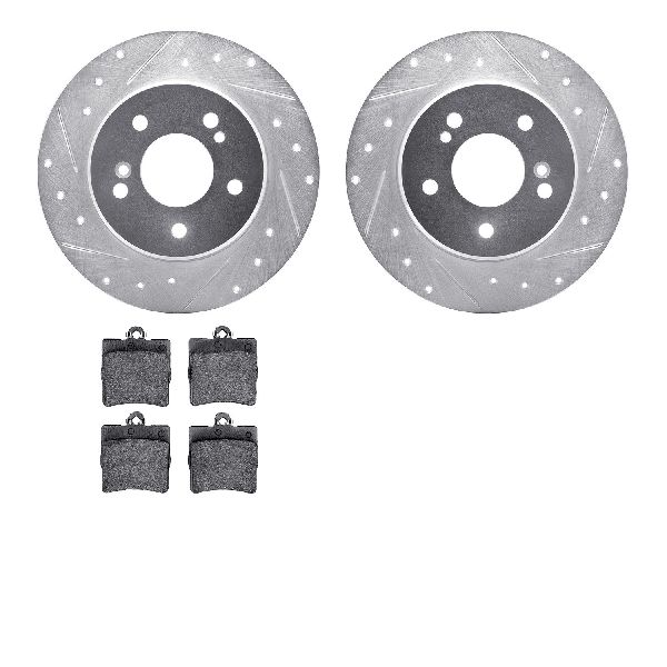 1996-2000 Mercedes-Benz C280 Disc Brake Kit - Rear (Dynamic Friction)