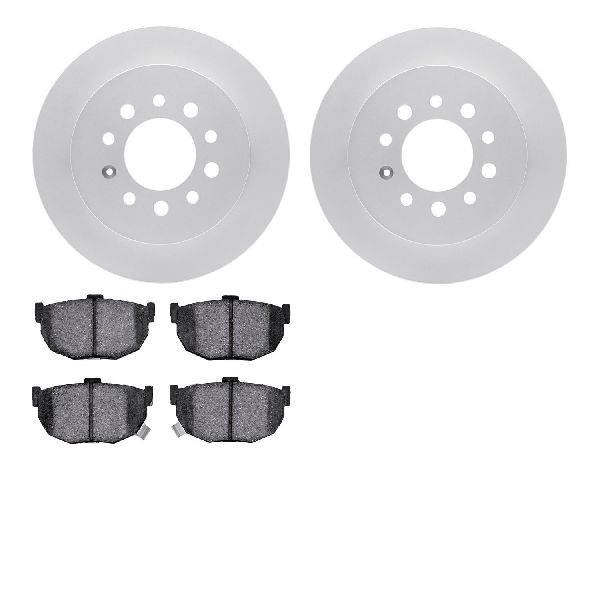 2007-2008 Hyundai Tiburon Disc Brake Kit - Rear (Dynamic Friction)