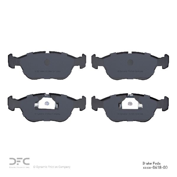 1998-2000 Volvo V70 Disc Brake Pad Set - Front (Dynamic Friction)