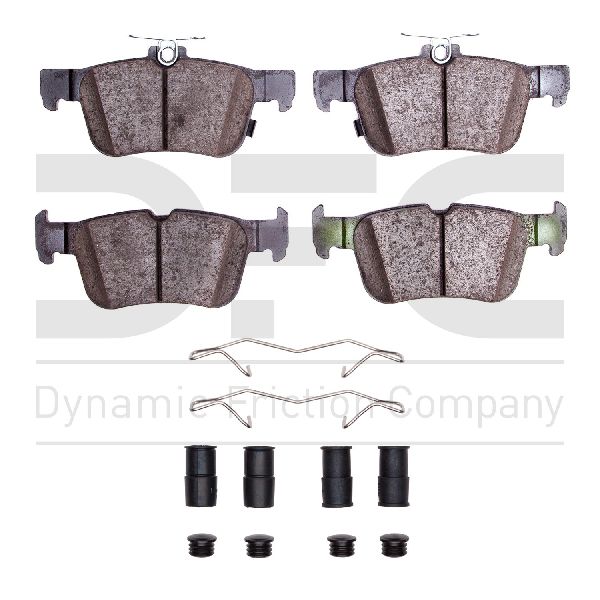 2017-2020 Lincoln Continental Disc Brake Pad Set - Rear (Dynamic Friction)