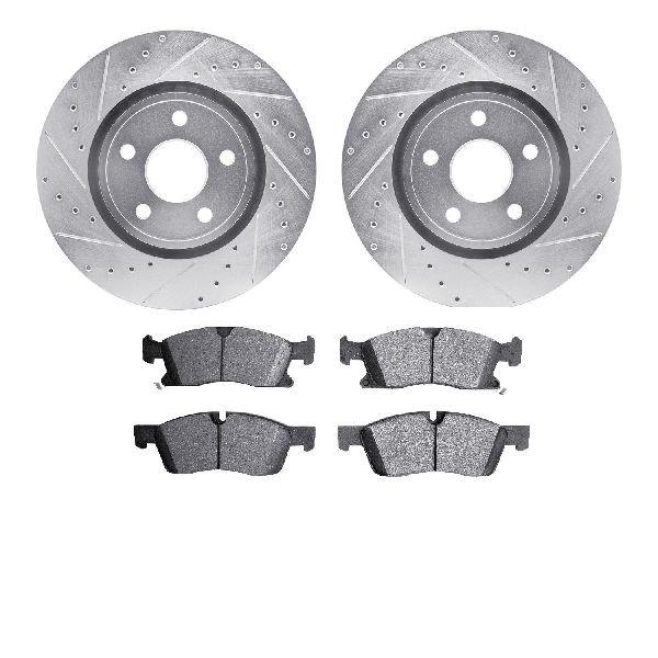2011-2020 Dodge Durango Disc Brake Kit - Front (Dynamic Friction)