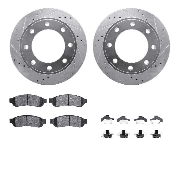 2006-2010 Ford F-350 Super Duty Disc Brake Kit - Rear (Dynamic Friction)