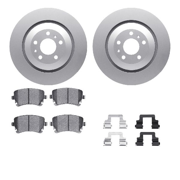 2007-2009 Audi S8 Disc Brake Kit - Rear (Dynamic Friction)