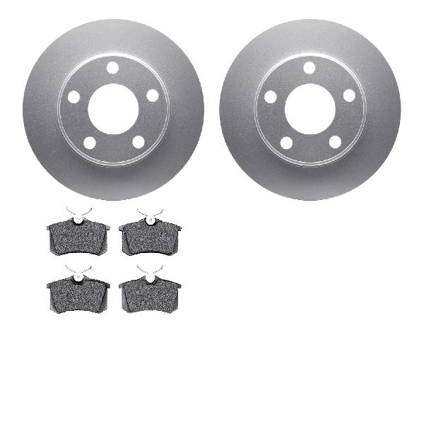 2001-2005 Audi Allroad Quattro Disc Brake Kit - Rear (Dynamic Friction)
