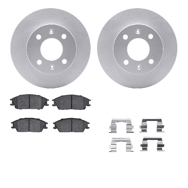 2003-2005 Hyundai Accent Disc Brake Kit - Front (Dynamic Friction)