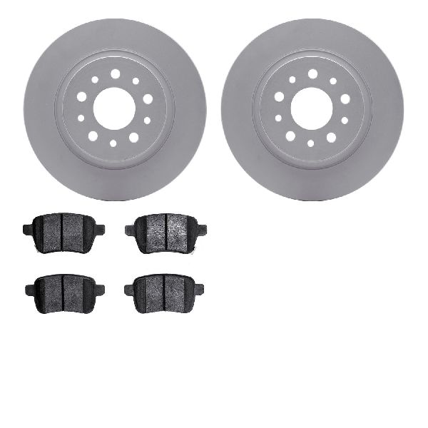 2014-2019 Fiat 500L Disc Brake Kit - Rear (Dynamic Friction)
