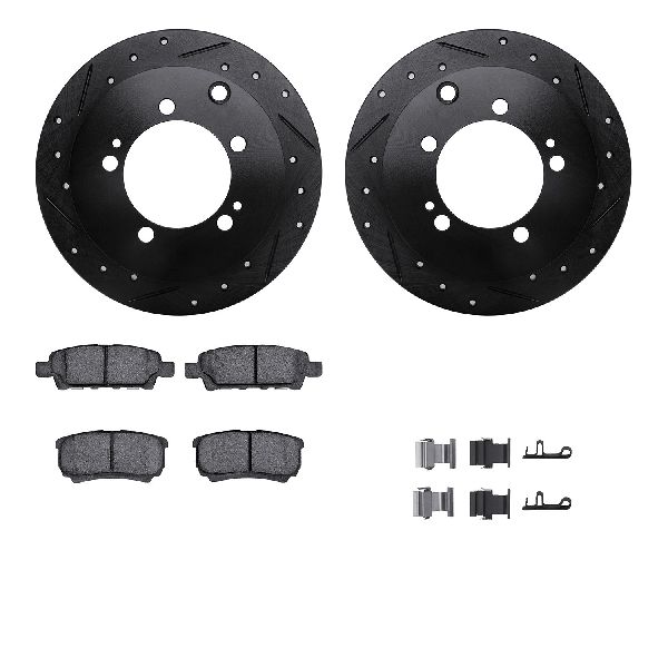 2004-2006 Mitsubishi Lancer Disc Brake Kit - Rear (Dynamic Friction)