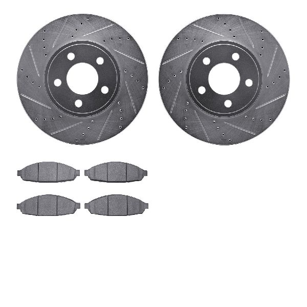 2003-2011 Lincoln Town Car Disc Brake Kit - Front (Dynamic Friction)