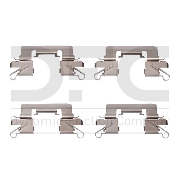2014-2017 Nissan LEAF Disc Brake Hardware Kit - Front (Dynamic Friction)