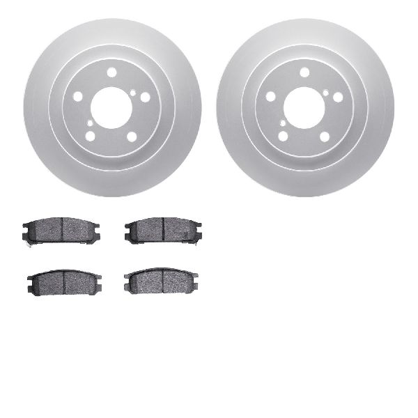 1993-1998 Subaru Impreza Disc Brake Kit - Rear (Dynamic Friction)