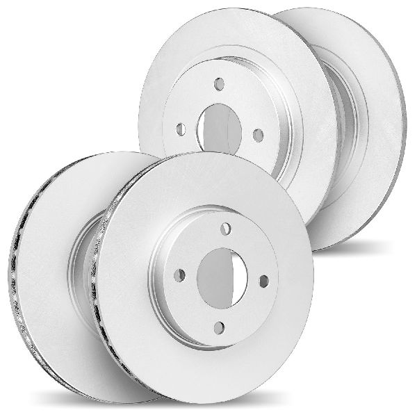 1984-1987 BMW 325e Disc Brake Rotor Set - Front and Rear (Dynamic Friction)