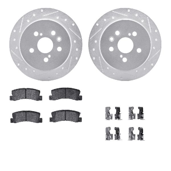 1988-1991 Toyota Camry Disc Brake Kit - Rear (Dynamic Friction)