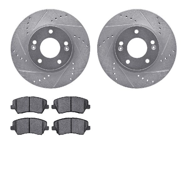 2016-2021 Hyundai Veloster Disc Brake Kit - Front (Dynamic Friction)