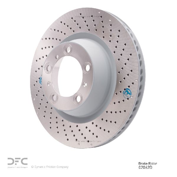 2010-2023 Porsche 911 Disc Brake Rotor - Rear Right (Dynamic Friction)