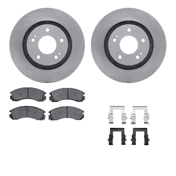 2005-2006 Mitsubishi Outlander Disc Brake Kit - Front (Dynamic Friction)