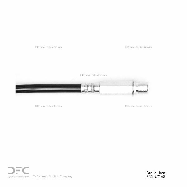 1966 Chevrolet Caprice Brake Hydraulic Hose - Rear (Dynamic Friction)