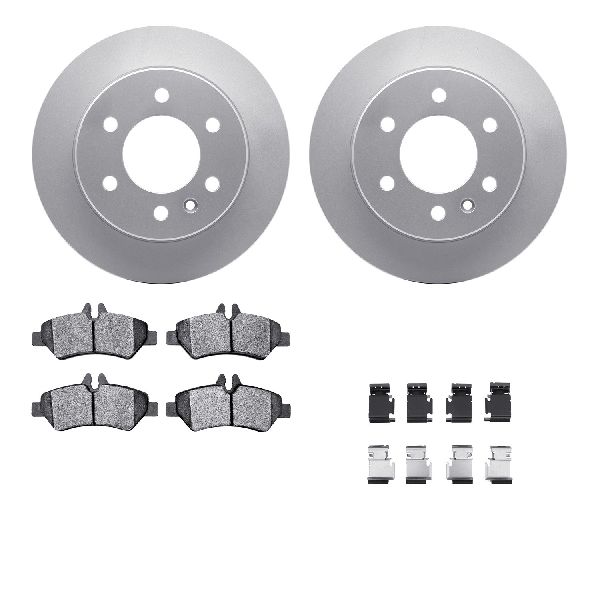 2010-2013 Mercedes-Benz Sprinter 3500 Disc Brake Kit - Rear (Dynamic Friction)