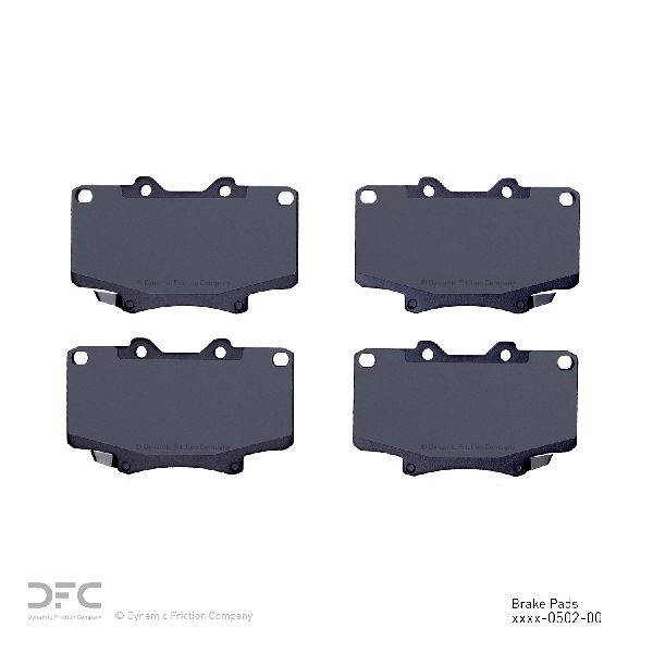 1990-1997 Toyota Land Cruiser Disc Brake Pad Set - Front (Dynamic Friction)