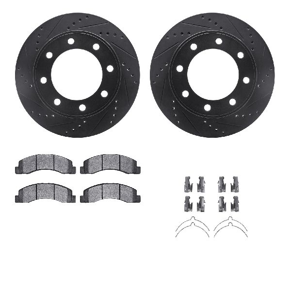 2000-2005 Ford Excursion Disc Brake Kit - Front (Dynamic Friction)
