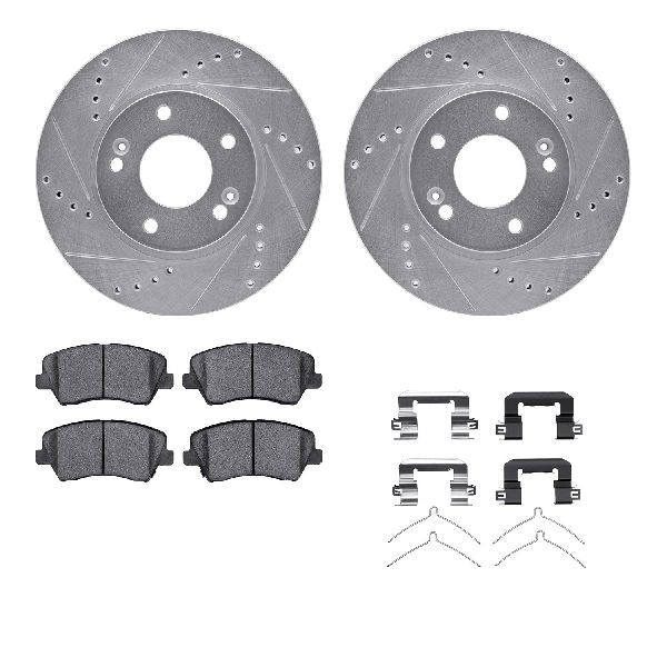 2016-2021 Hyundai Veloster Disc Brake Kit - Front (Dynamic Friction)