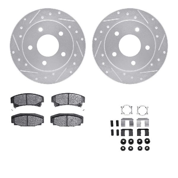 1987-1992 Cadillac Allante Disc Brake Kit - Rear (Dynamic Friction)