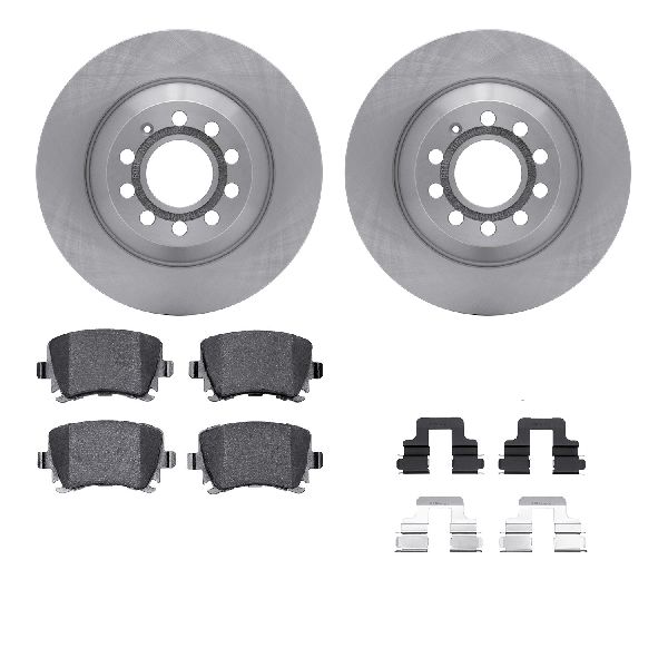 2006-2011 Audi A6 Disc Brake Kit - Rear (Dynamic Friction)