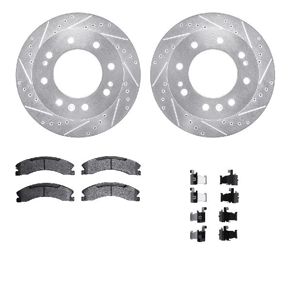 2011-2019 GMC Sierra 2500 HD Disc Brake Kit - Front (Dynamic Friction)