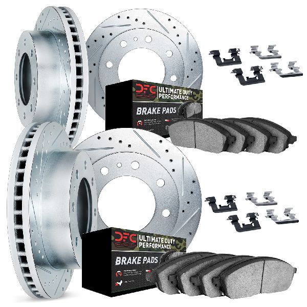 2010-2011 Ford F-350 Super Duty Disc Brake Kit - Front and Rear (Dynamic Friction)