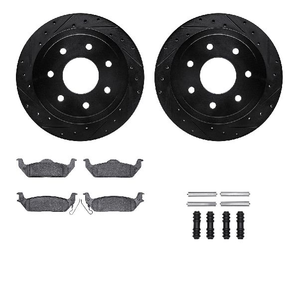 2006-2008 Lincoln Mark LT Disc Brake Kit - Rear (Dynamic Friction)