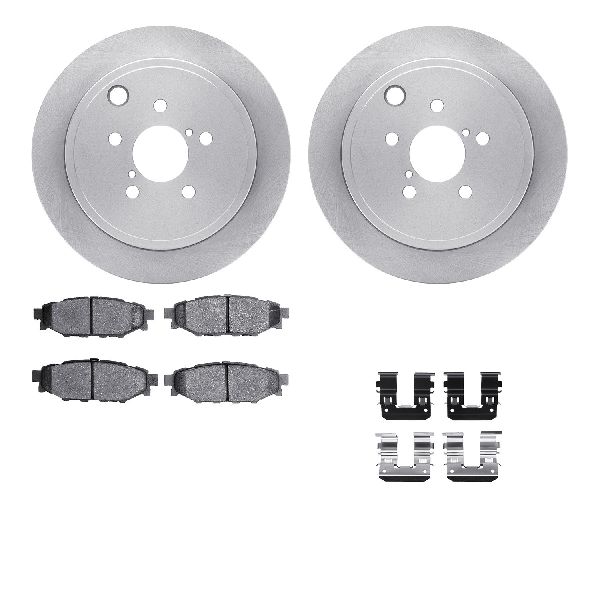 2010-2014 Subaru Legacy Disc Brake Kit - Rear (Dynamic Friction)